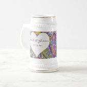 Vintage Paisley Bierpul (Voorkant links)