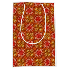 Vintage Paisley Latte Art Medium Cadeauzakje