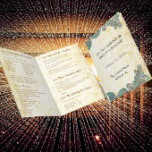 Vintage Paisley Peacock Colours Programme de maria