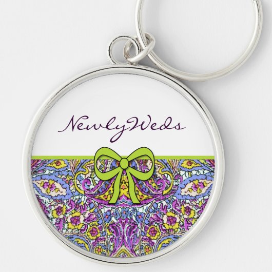 Vintage Paisley Sleutelhanger (Voorkant)