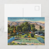 Vintage, Palm Springs, Californië Briefkaart (Voorkant / Achterkant)