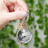 Vintage Palm Trees Cool Sleutelhanger (Hand)