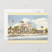 Vintage Pancoast Hotel Miami Beach Carte postale (Devant / Derrière)