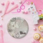 Vintage Papieren Bordje (Feest)