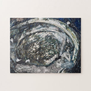 Vintage "Parel" - Vrouwen Kunst van Mikhail Vrubel Legpuzzel