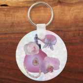 Vintage Parfüm Runder Sleutelhanger (Voorkant)