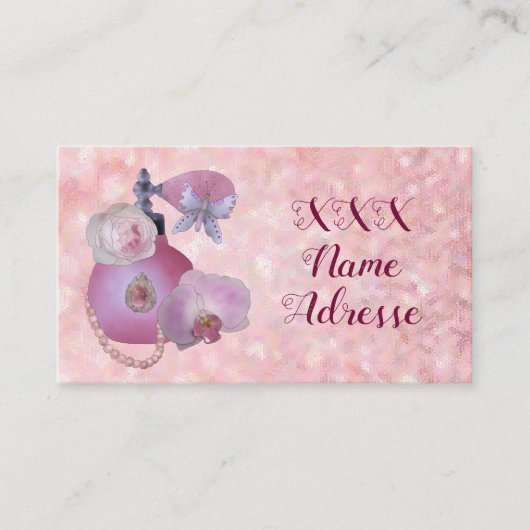 Vintage Parfüm Visitekaartje (Voorkant)