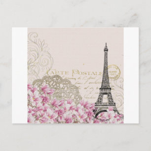 Vintage Parijs Briefkaart