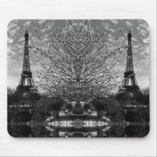 Vintage Parijs Eiffeltoren Muismat