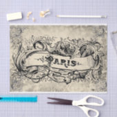 Vintage Parijs Tissuepapier (Craft)