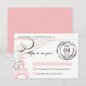 Vintage Paris France Anniversaire RSVP (Devant / Derrière)