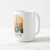 Vintage Paris France Travel Coffee Mug – Notre-Dam (Devant droit)