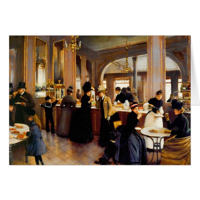 Vintage Paris Pastry Shoppe Blu (Devant Horizontal)