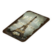 Vintage Paris Tour Eiffel Magnet (Côté Gauche)
