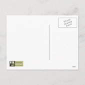 Vintage Parisiaanse kerstBriefkaarten Feestdagenkaart (Achterkant)