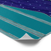 Vintage Parisian 1920s mode dame Poster (Hoek)