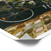 Vintage Parisian Street Bike Retro Poster (Hoek)