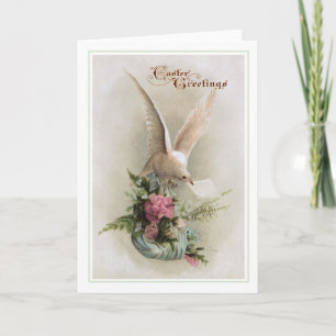 Vintage Pasen Feestdagen Kaart