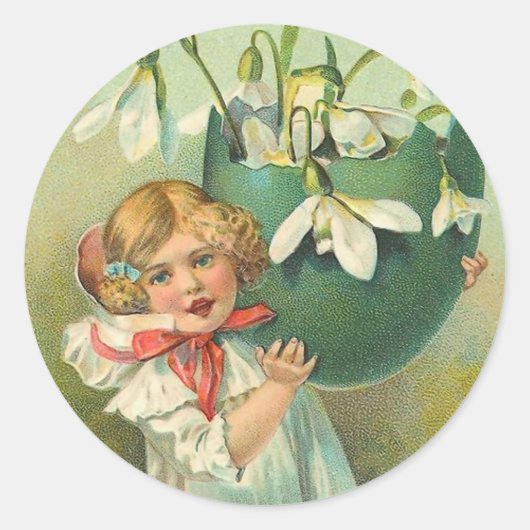 Vintage Pasen Stickers (Voorkant)