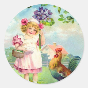 Vintage Pasen Stickers