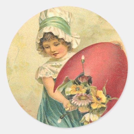 Vintage Pasen Stickers (Voorkant)