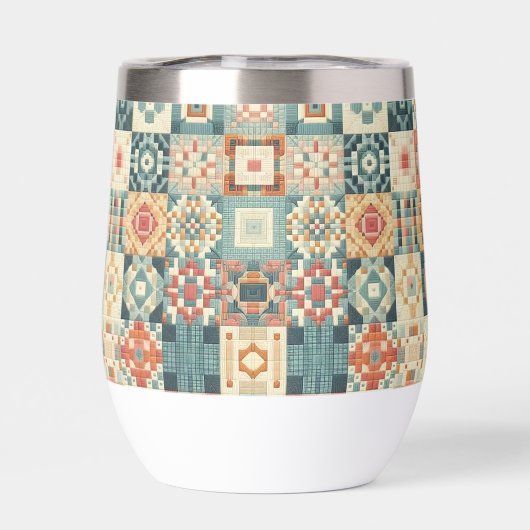 Vintage, patchwork, paré (Arrière)