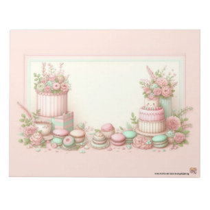 Vintage Patisserie Bakkerij Notitieblok