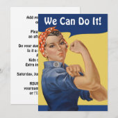 Vintage Patriotische Rosie de Klinknagelster, We C (Voorkant / Achterkant)