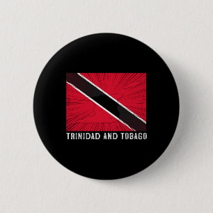 Vintage patriottische Trinidad en Tobago-vlag Trin Ronde Button 5,7 Cm