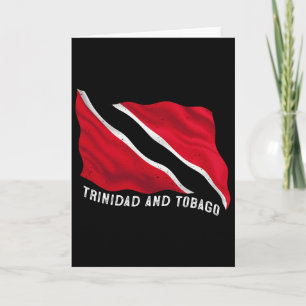 Vintage patriottische Trinidad en Togo-vlag Trinid Kaart