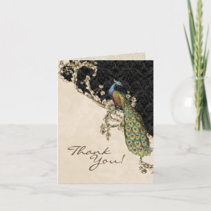 Vintage Pauw & Etsen Trouw Dank Kaarten