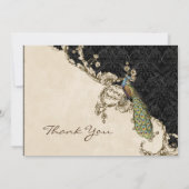 Vintage Pauw & Etsingen Dankkaartjes Bedankkaart (Achterkant)