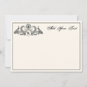 Vintage Pauw Monogram Ivoorkleurig BG