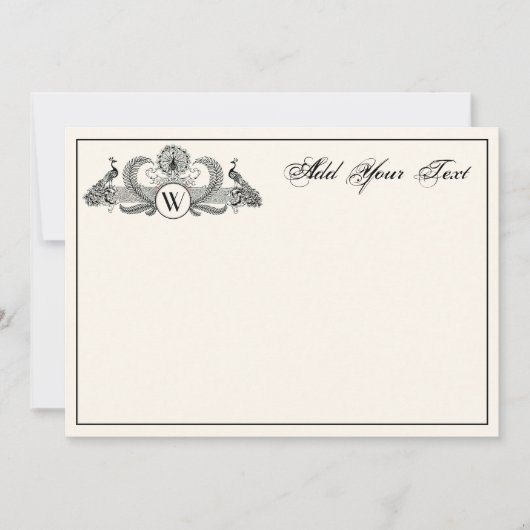 Vintage Pauw Monogram Ivoorkleurig BG (Voorkant)