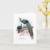Vintage Pauw Notecard Kaart (Gele Bloem)