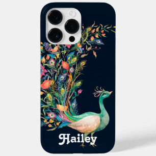 Vintage Pauwnaam iPhone / iPad hoesje