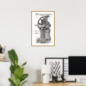 Vintage Pearl letterpress poster (Thuiskantoor)