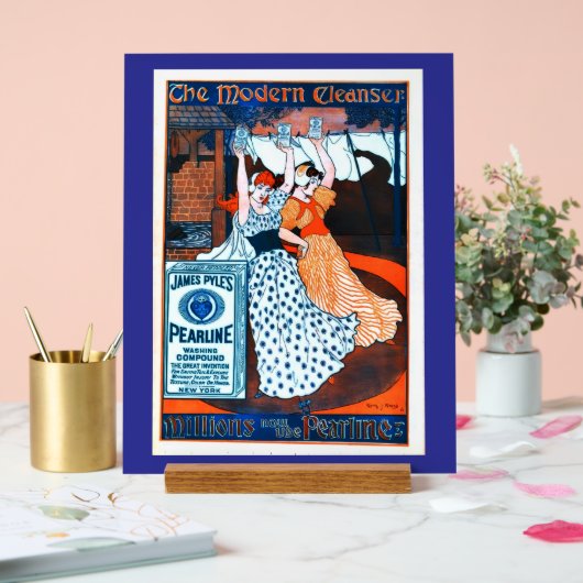 "Vintage Pearline Cleanser Ad" (Mariage)