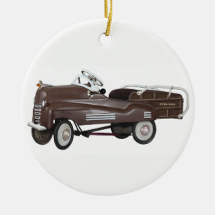Vintage Pedal Car Keramisch Ornament