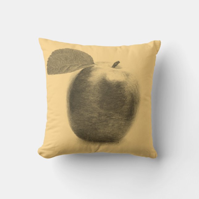 Vintage peinture Apple - Coussin (Recto)