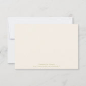 Vintage peinture romantique du mariage rose RSVP (Dos)