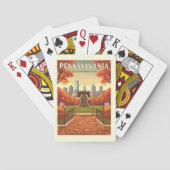 Vintage Pennsylvania Pokerkaarten (Achterkant)