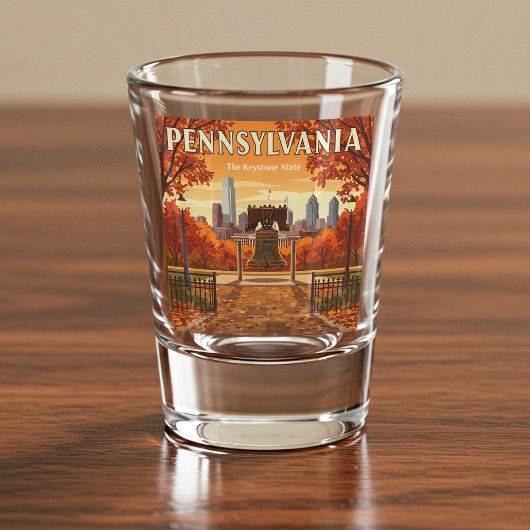 Vintage Pennsylvania Shot Glas