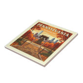 Vintage Pennsylvania Tegeltje (Zijkant)