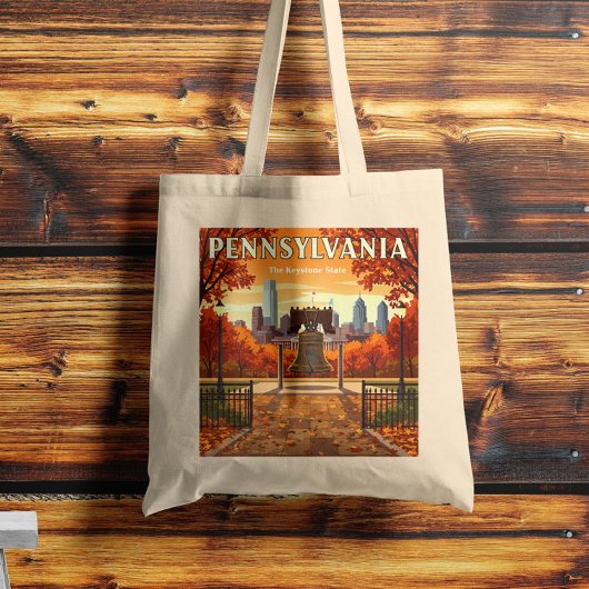 Vintage Pennsylvania Tote Bag