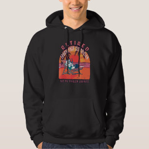 Vintage pensionering journaliste elektricien hoodie