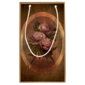 Vintage Peonies Klein Cadeauzakje (Achterkant)