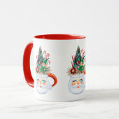 Vintage Père Noël Mug (Devant gauche)