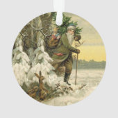 Vintage Père Noël Noël Victorien (dos)