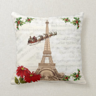Vintage Père Noël sur le Coussin de Noël de Par